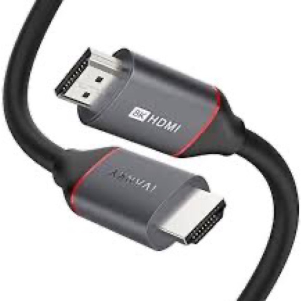 *NWB* iVANKY 8K HDMI Cable grey and black